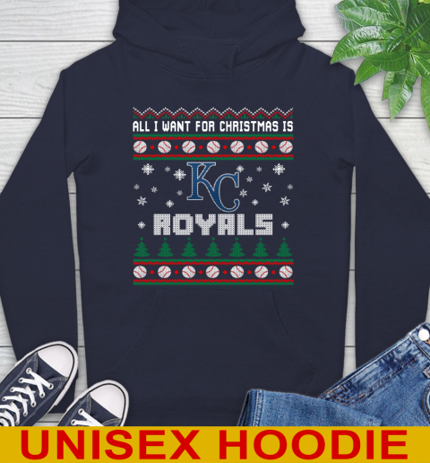 MLB All I Want For Christmas Is Kansas City Royals Baseball Sports 15
