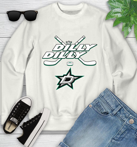 NHL Dallas Stars Dilly Dilly Hockey Sports Youth Sweatshirt
