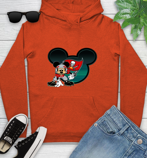 NFL Tampa Bay Buccaneers Mickey Mouse Disney Football T Shirt Youth Hoodie 5