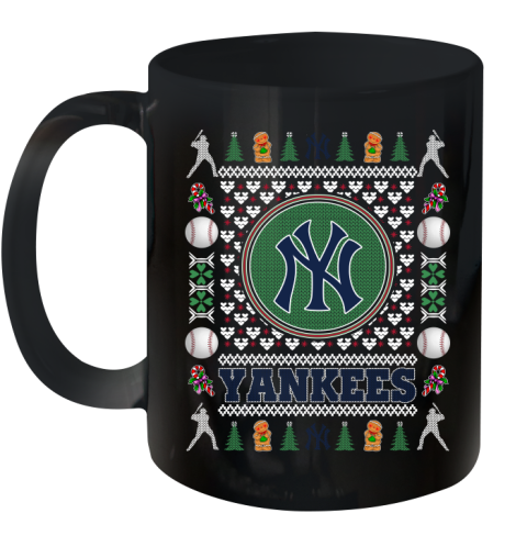 New York Yankees Merry Christmas MLB Baseball Loyal Fan Ceramic Mug 11oz