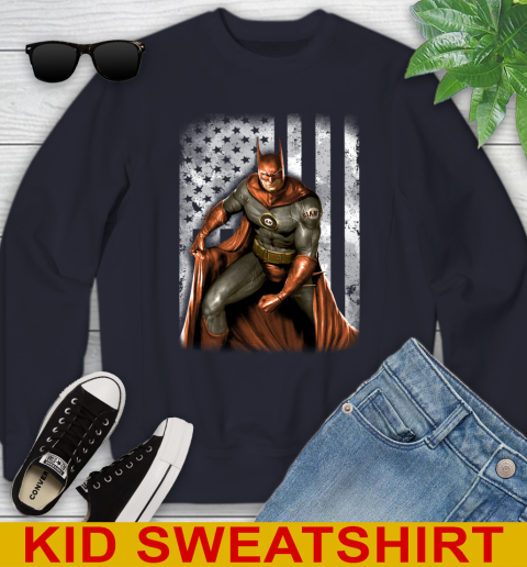 San Francisco Giants MLB Baseball Batman DC American Flag Shirt Youth Sweatshirt 2