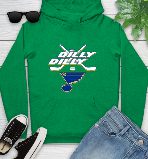NHL St.Louis Blues Dilly Dilly Hockey Sports Youth Hoodie 7