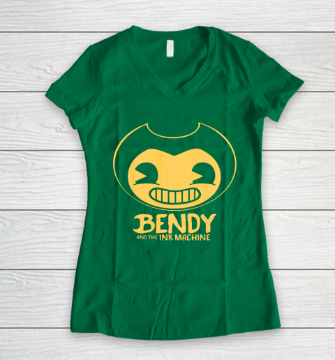 Bendy and the Ink Machine Women's V-Neck T-Shirt 3