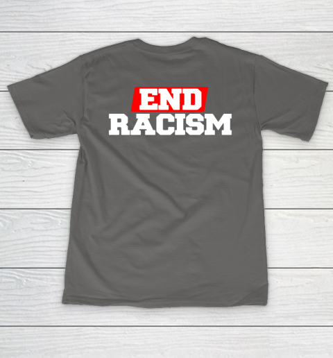 NFL End Racism Print In Front And Back T-Shirt 18