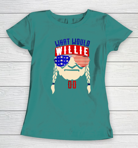 Willie Nelson shirt What would Willie do Women's T-Shirt 10