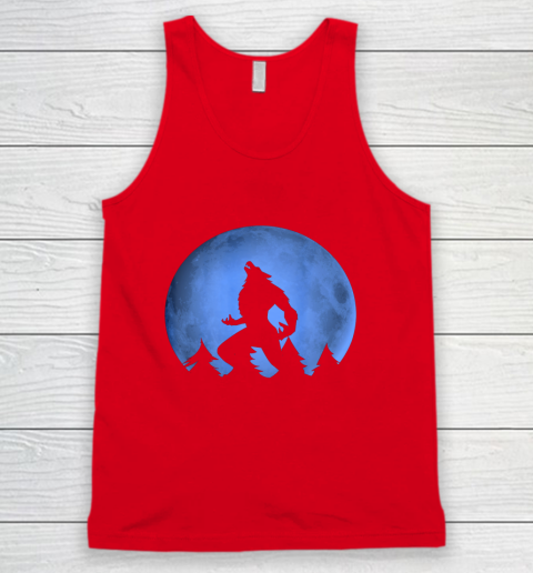 Werewolf Blue Moon wolf full moon on Halloween costume 2020 Tank Top 5