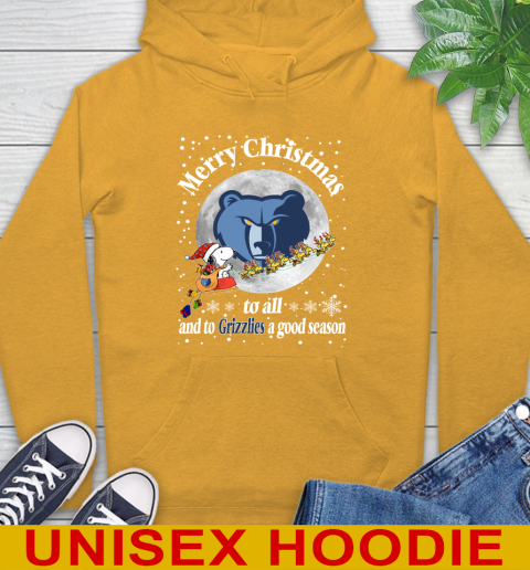 Memphis Grizzlies Merry Christmas To All And To Grizzlies A Good Season NBA Basketball Sports Hoodie 2