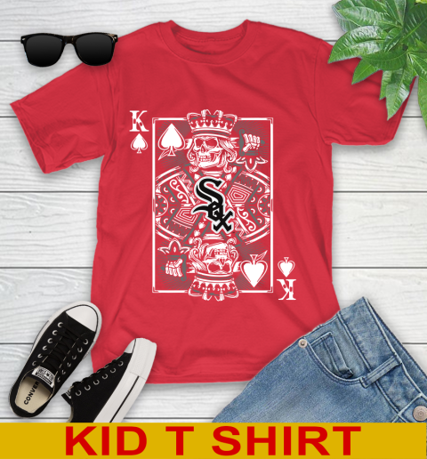 Chicago White Sox MLB Baseball The King Of Spades Death Cards Shirt Youth T-Shirt 11