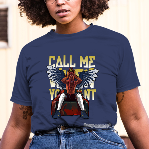 Air Jordan 12 IMichigan Matching Sneaker Tshirt Call Me When You Want v2 Blue Jordan Shirt