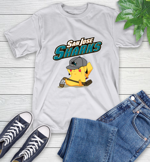NHL Pikachu Hockey Sports San Jose Sharks T-Shirt 12