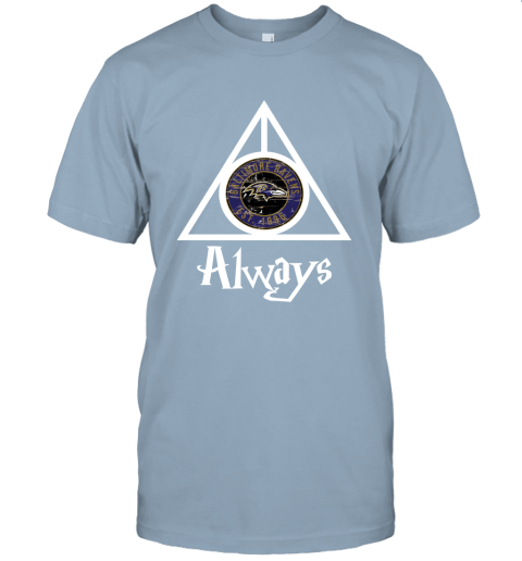 Always Love The Baltimore Ravens x Harry Potter Mashup Unisex Jersey Tee