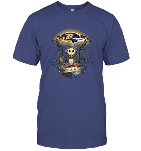 Baltimore Ravens NFL Custom Name And Number Skull Halloween Gift