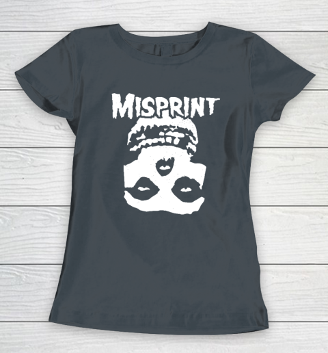 Misprint Skull Funny Misfit Women's T-Shirt - Image 4