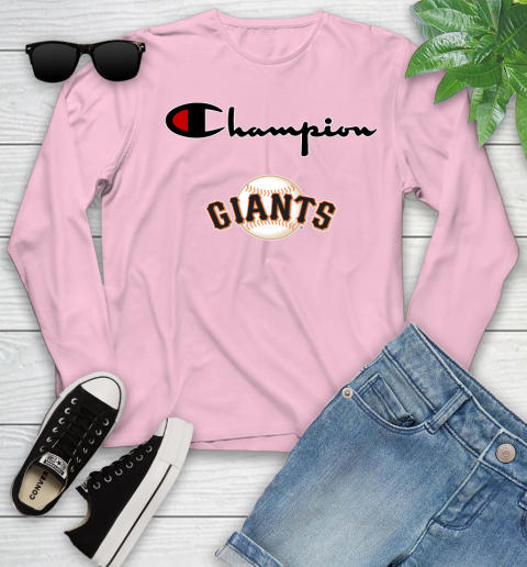 MLB Baseball San Francisco Giants Champion Shirt Youth Long Sleeve 8