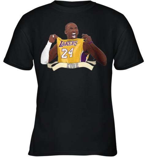 Kobe Bryant 24 Los Angeles Lakers Youth T-Shirt