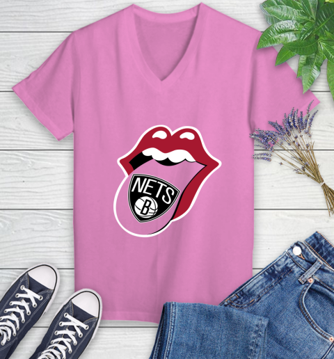 Brooklyn Nets NBA Basketball Lips I Root For My Team Adoring Fan 90