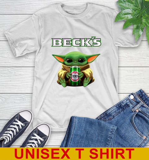 Star Wars Baby Yoda Hugs Beck's Beer Shirt
