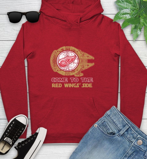 NHL Come To The Detroit Red Wings Wars Hockey Sports Youth Hoodie 12