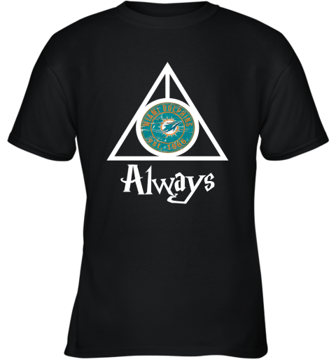 Always Love The Miami Dolphins x Harry Potter Mashup Youth T-Shirt