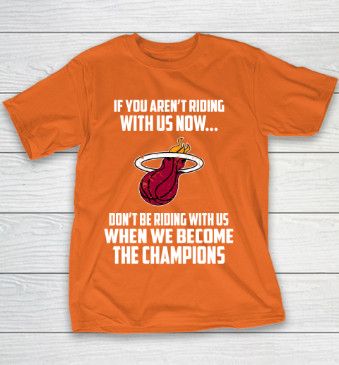 NBA Miami Heat Basketball We Become The Champions Youth T-Shirt 4