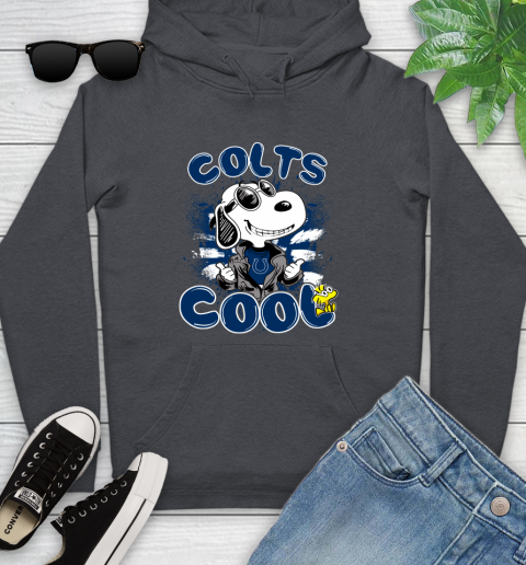 NFL Football Indianapolis Colts Cool Snoopy Shirt Youth Hoodie - Image 9