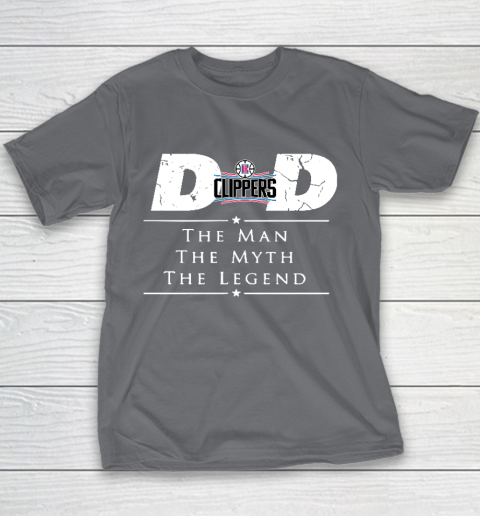 LA Clippers NBA Basketball Dad The Man The Myth The Legend Youth T-Shirt 5