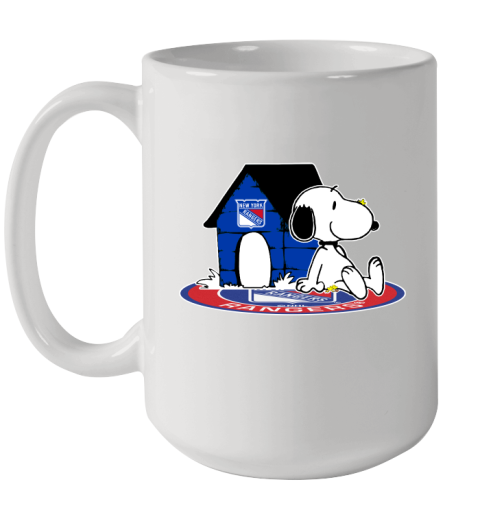 NHL Hockey New York Rangers Snoopy The Peanuts Movie Shirt Ceramic Mug 15oz