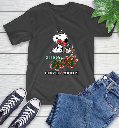 NHL The Peanuts Movie Snoopy Forever Win Or Lose Hockey Minnesota Wild 2