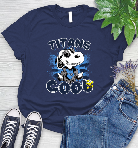 NFL Football Tennessee Titans Cool Snoopy Shirt Women's T-Shirt 12