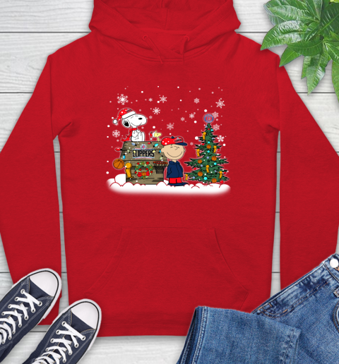 LA Clippers NBA Basketball Christmas The Peanuts Movie Snoopy Championship Hoodie 10