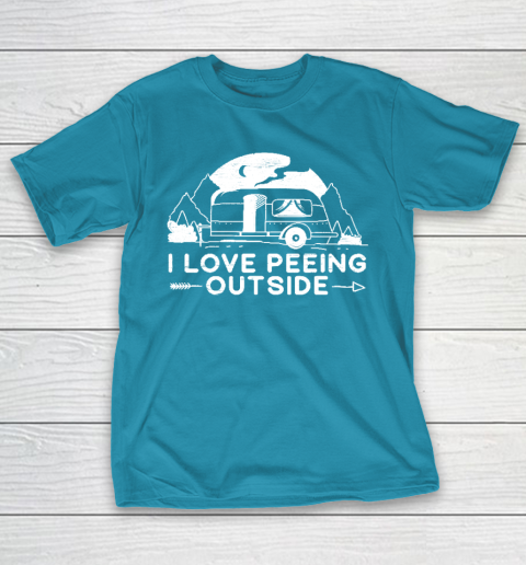 I Love Peeing Outside Camper Van Funny Camping T-Shirt 7