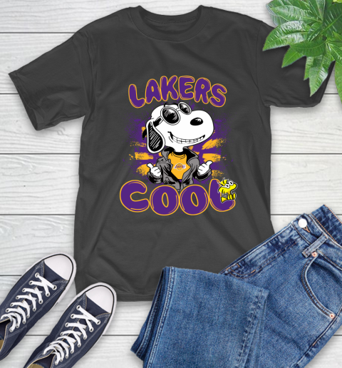 NBA Basketball Los Angeles Lakers Cool Snoopy Shirt T-Shirt