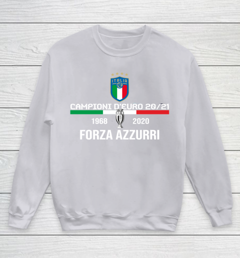 Italy Jersey Soccer Football 2021 Italian Italia Euro Youth Sweatshirt 3