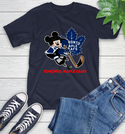 NHL Toronto Maple Leafs Mickey Mouse Disney Hockey T Shirt T-Shirt 4
