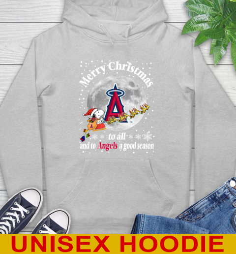 Los Angeles Angels Merry Christmas To All And To Angels A Good Season MLB Baseball Sports Hoodie 6