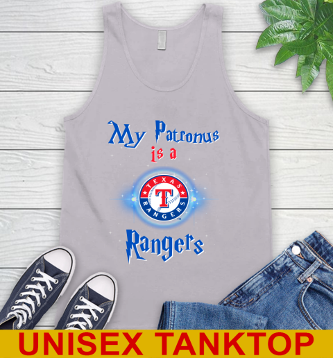 MLB Baseball Harry Potter My Patronus Is A Texas Rangers Tank Top 3
