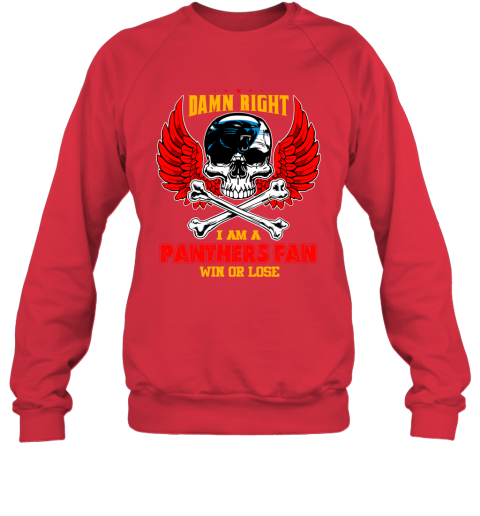 NFL Damn Right I Am A New York Jets Win Or Lose Skull Football Sports (2) 9tjDwj4ZYqj sweatshirt 35 95 151514 front red