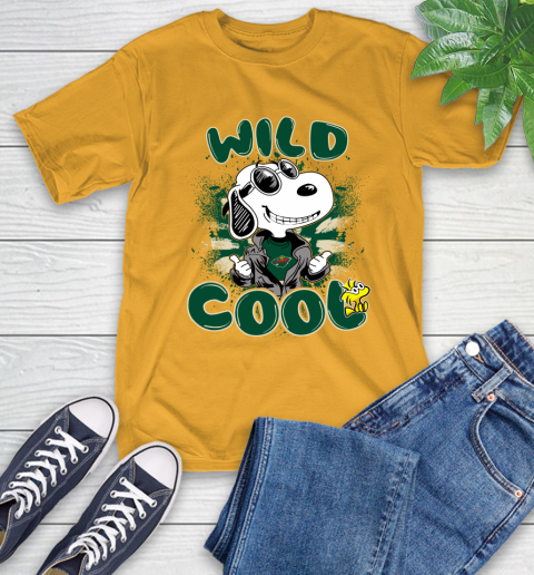 NHL Hockey Minnesota Wild Cool Snoopy Shirt T-Shirt 3 NHL Hockey Minnesota Wild Cool Snoopy Shirt T-Shirt - Image 3