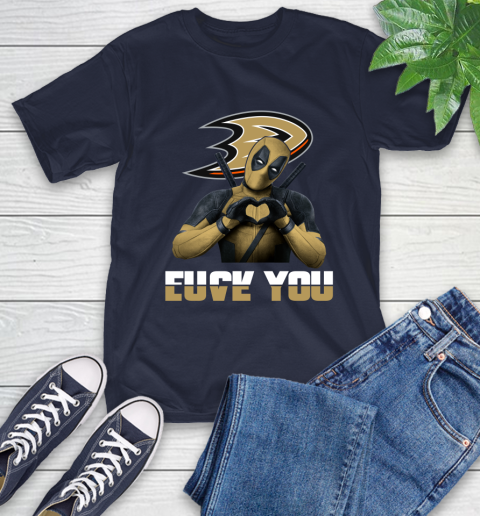 NHL Deadpool Love You Fuck You Hockey Sports T-Shirt 3