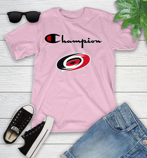 NHL Hockey Carolina Hurricanes Champion Shirt Youth T-Shirt 7