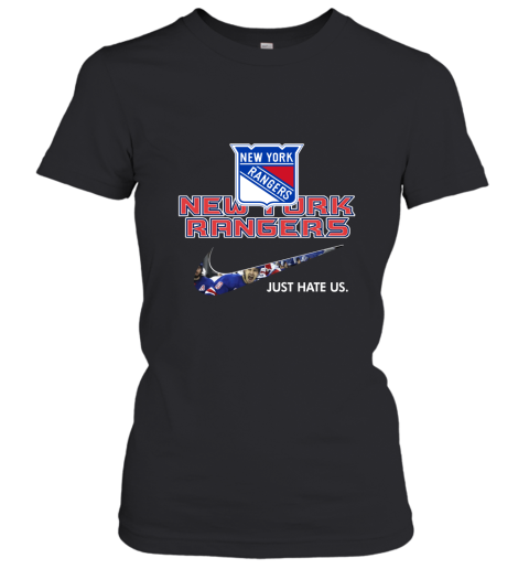 NHL Team New York Rangers x Nike Just Hate Us Hockey Women's T-Shirt