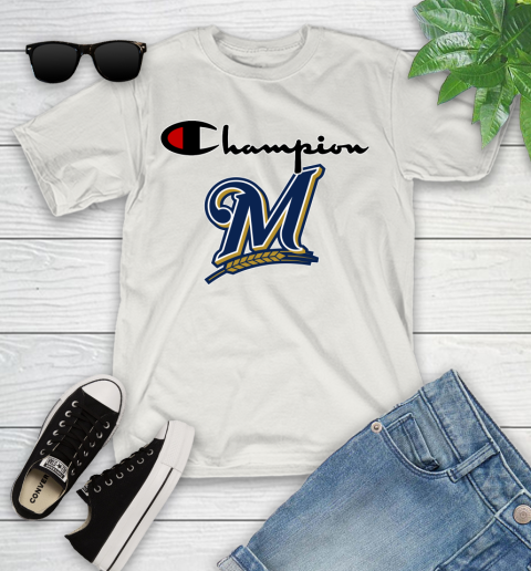 MLB Baseball Milwaukee Brewers Champion Shirt Youth T-Shirt 11