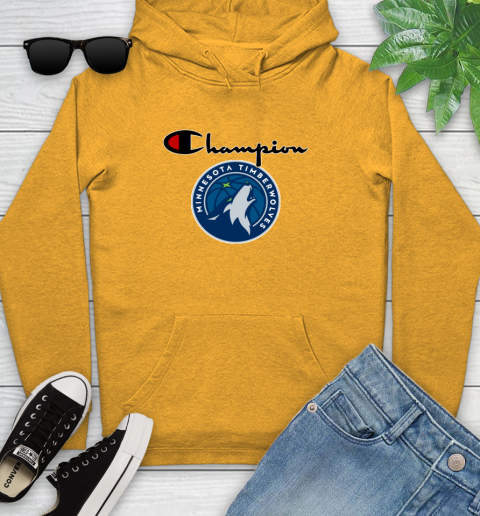 NBA Basketball Minnesota Timberwolves Champion Shirt Youth Hoodie 2
