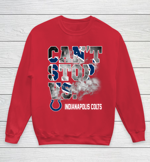 NFL Indianapolis Colts Can't Stop Vs Youth Sweatshirt 7