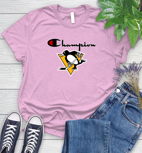 NHL Hockey Pittsburgh Penguins Champion Shirt Women's T-Shirt 8