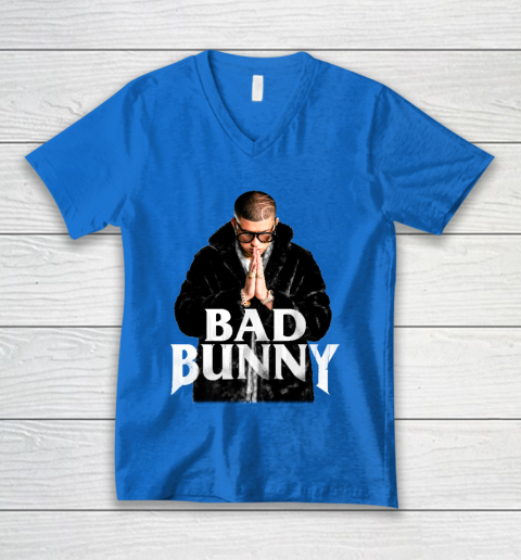 Top Best Design Bad Bunny V-Neck T-Shirt 5