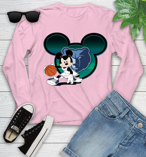NBA Memphis Grizzlies Mickey Mouse Disney Basketball Youth Long Sleeve 10