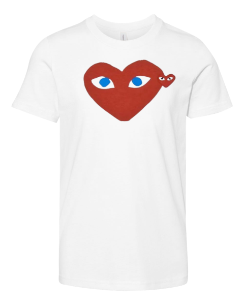 CDG PLAY RED HEART BLUE EYED Premium Youth T-shirt