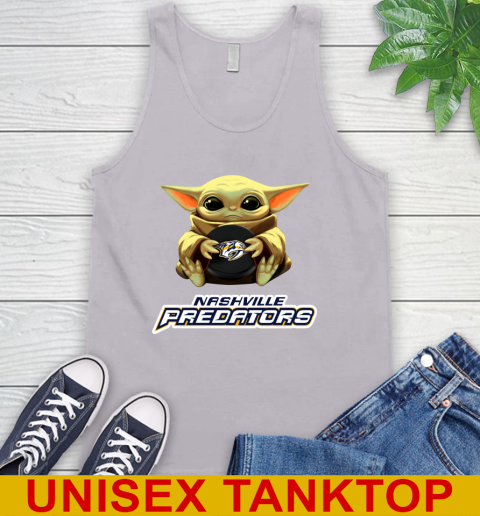NHL Hockey Nashville Predators Star Wars Baby Yoda Shirt 73