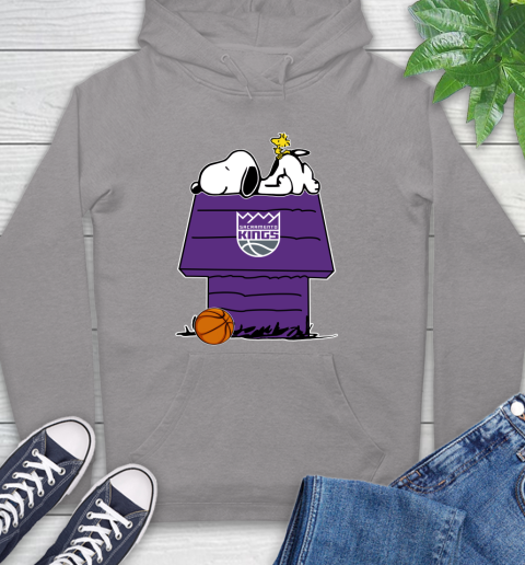 Sacramento Kings NBA Basketball Snoopy Woodstock The Peanuts Movie Hoodie Sport Grey Sacramento Kings NBA Basketball Snoopy Woodstock The Peanuts Movie Hoodie 6